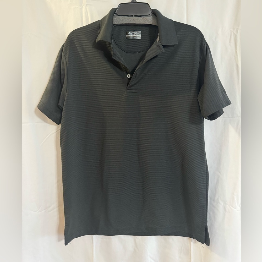 BEN HOGAN Men’s Performance Polo. Black. Pit to pit, 21.” Size M.